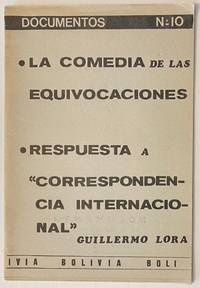 image of La Comedia de las Equivocaciones; Respuesta a