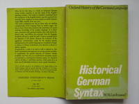 Historical German syntax by Lockwood, W. B - 1968