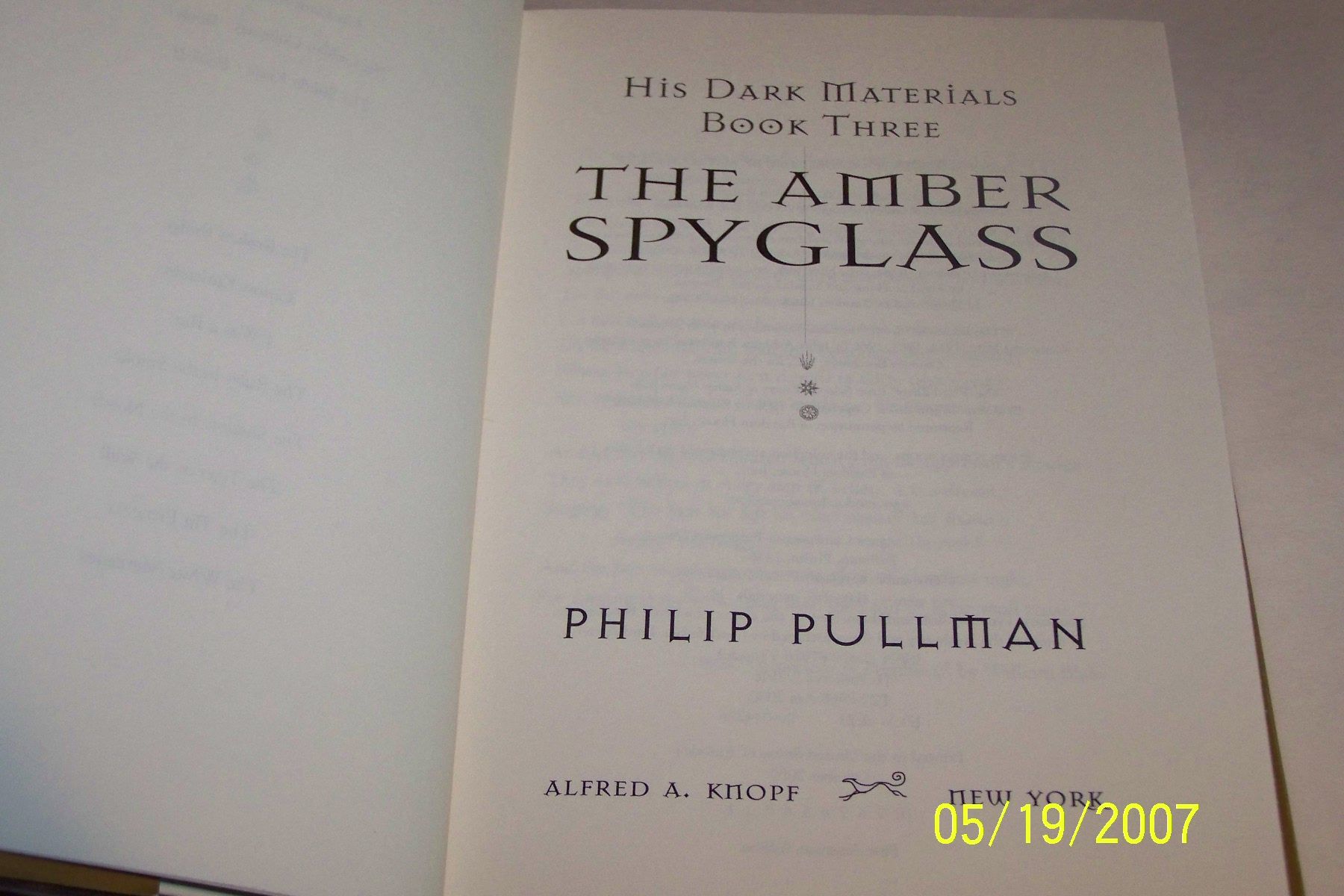 His Dark Materials Trilogy by Philip Pullman First Edition. 1995