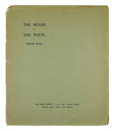 The Heads of the Poets. Eighteen in Number--of Which Seventeen Have Not Been Hitherto Published... with Introduction by Thomas Wright