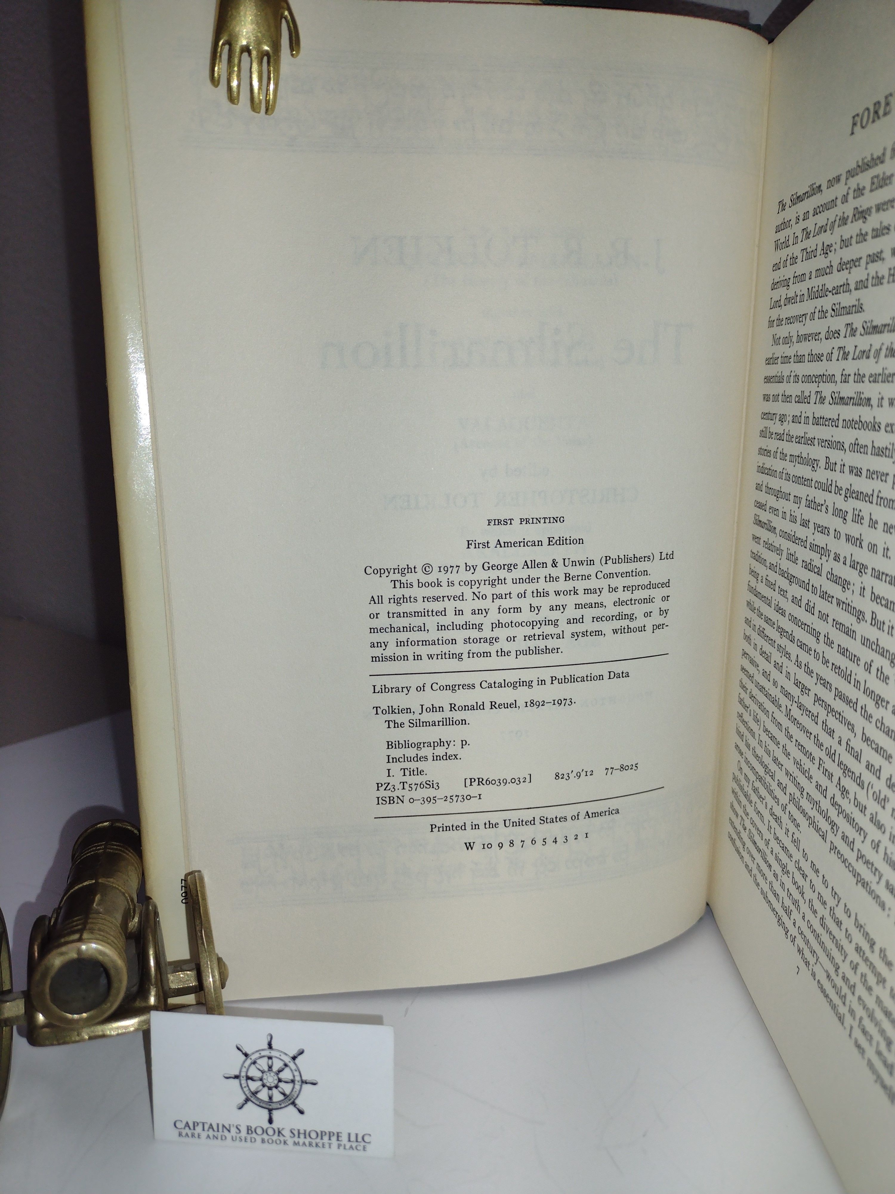 The Silmarillion by J.R.R. Tolkien | Hardcover | 1977 | Houghton ...