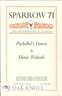 PACHEBEL'S CANON. SPARROW 71