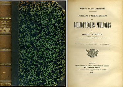 Traité de l’administration des bibliothéques…