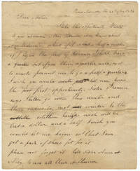 Autograph letter signed "B[enjamin] P Howell" to Mrs. Anna Howell, Fancy Hill [Berks County, Pennsylvania]