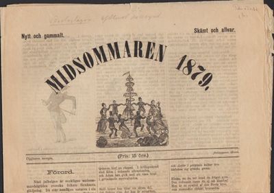 Midsommaren 1879. Nytt och gammalt. Skämt och…
