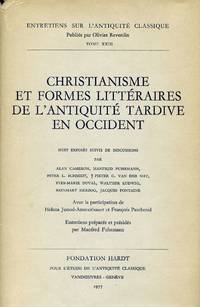 image of Christianisme et Formes Littéraires de L'Antiquité Tardive en Occident