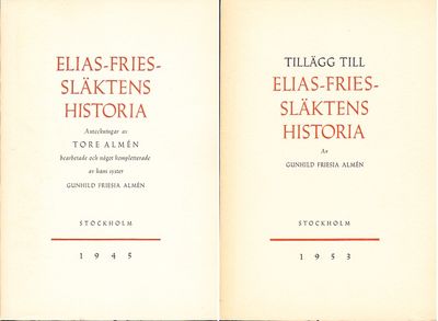 Elias-Fries-släktens historia. Anteckningar av…