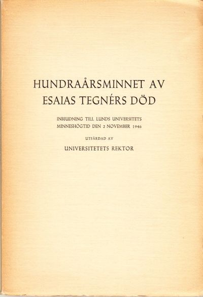 Tegnér och bibeln. Ingår i: Inbjudning till den…