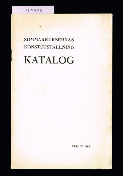 Sommarkursernas konstutställning. Katalog.