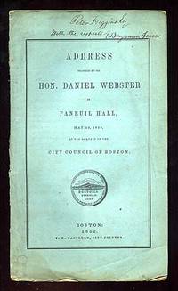 Boston: J. H. Eastburn, City Printer, 1852. Softcover. Very Good. First edition. Octavo. 25, (3)pp. ...