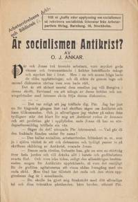 Är socialismen antikrist?