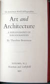 Art and Architecture. A Bibliography of Bibliographies. by Theodore Besterman - Hardcover - from The Owl at the Bridge (SKU: ofc0090)