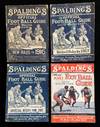 SPALDING'S OFFICIAL FOOTBALL GUIDE - 1916, 1917, 1918, 1919 (4 issues)