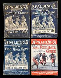SPALDING'S OFFICIAL FOOTBALL GUIDE - 1916, 1917, 1918, 1919 (4 issues)
