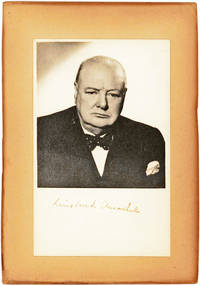 Classic Signed Portrait Taken by Photographer Vivienne by CHURCHILL, WINSTON