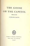 THE GOOSE ON THE CAPITOL
