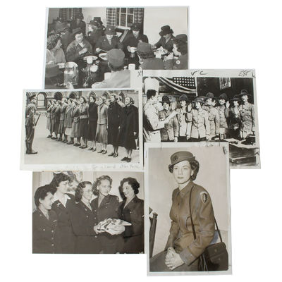 Women's Military Service and Wartime Mobilization Press Photo Archive, "Lady Leathernecks" and Marine Women's Reserves, 1938-1950