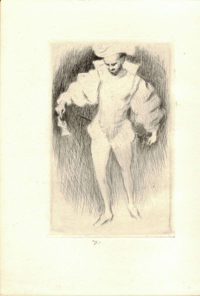 Der Virtuose. Mit einem bilde d’Andrades radiert von Maz Slecogt, einer umschlagzeichnung von Hans Meid und neununddresissig faksimiles und lichtdrucken. (photo 2)