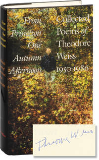 cover of From Princeton One Autumn Afternoon: Collected Poems of Theodore Weiss 1950-1986 (Signed First Edition)