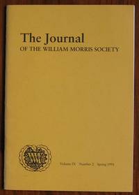 image of The Journal of the William Morris Society Volume IX Number 2 Spring 1991