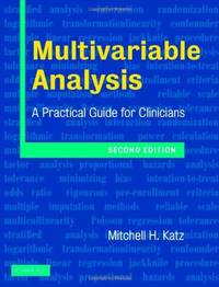 Multivariable Analysis: A Practical Guide for Clinicians.