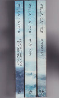 Death Comes for the Archbishop, My Antonia &amp; O Pioneers! (matching set, Quality Paperback Book Club, 1995) by Willa Cather - 1995