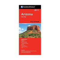 Rand McNally Easy to Read Folded Map: Arizona State Map