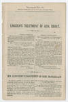 1864 Campaign Blames McClellan’s Failures on Lincoln, Comparing the President’s Treatment of McClellan and Grant