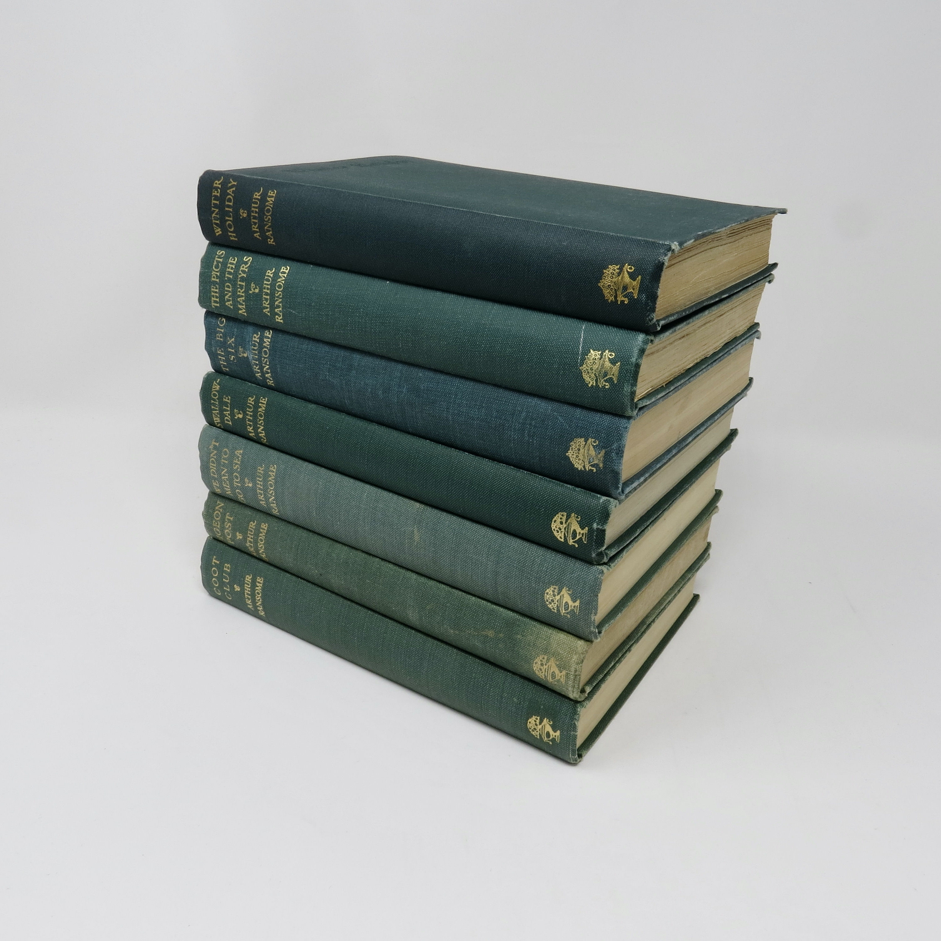 Swallows And Amazons Series 7 Books By Arthur Ransome Hardcover Later Printings 1944 1958 From Vfol Usedbooks Sku 2101007