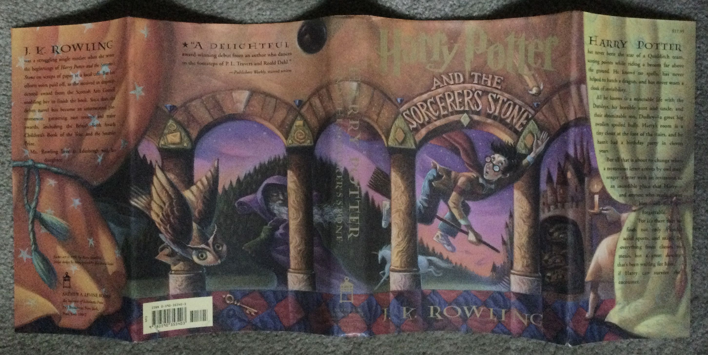 Harry Potter and the Sorcerer's Stone (1st Edition, 1st