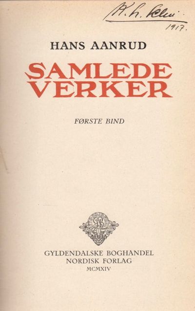 Samlede verker. Bind I-VI. (photo 2)