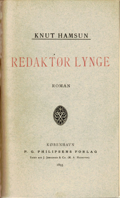 Redaktør Lynge. (photo 2)