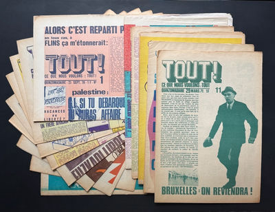 Tout! ce que nous voulons: tout! Nos. 1 (1970) through [17] (1971) (all published).