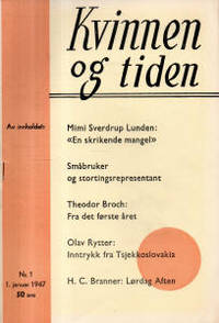 Kvinnen og tiden. Nr.1 1.januar 1947