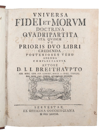 Universa Fidei et Morum Doctrina Quadripartita. 3 parts. (photo 2)