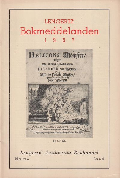Lengertz' bokmeddelanden 1937. [Utg. av]…