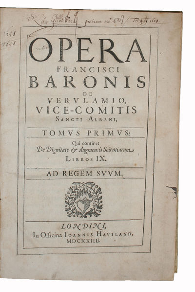 Opera. Tomus primus: Qui continet De Dignitate &…