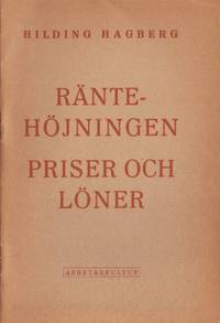 Räntehöjningen. Priser och löner.