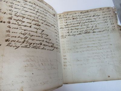 Manuscript account book of Amos Tucker, Buckfield Maine, 1823-1843