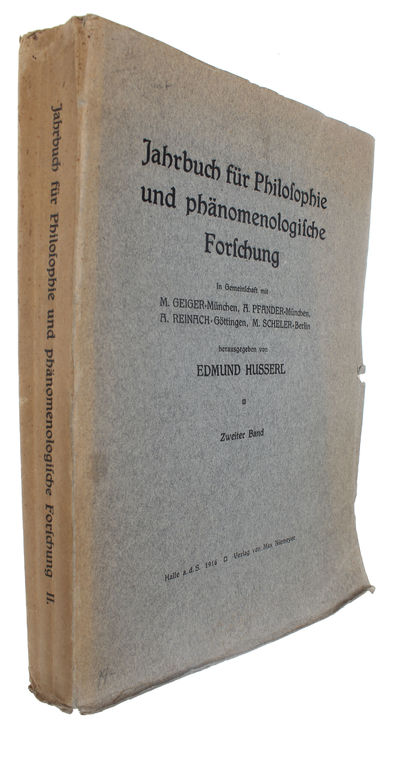 Der Formalismus in der Ethik und die materiale Wertethik mit besonderer Berücksichtigung der Ethik Immanuel Kants. (2 Teile). (1. Teil: Sonderausdruck aus: "Jahrbuch für Philosophie und phänomenologische Forschung", Bd. I. Herausgegeben von E. Husserl... - [FOUNDING ETHICS AS A THEORY OF VALUE] (photo 2)