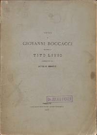 Cenni di Giovanni Boccaccio intorno a Tito Livio.