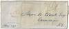 1840 – Quadruple-rate stampless cover used to mail a legal documents