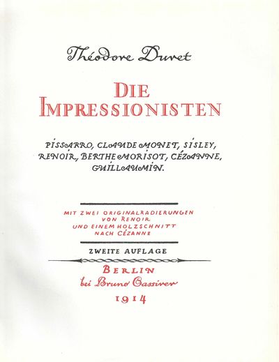 Die Impressionisten. Pissarro, Claude Monet,…
