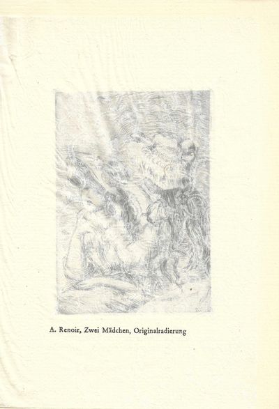 Die Impressionisten. Pissarro, Claude Monet, Sisley, Renoir, Berthe Morisot, Cézanne, Guillaumin. Mit zwei Originalradierungen von Renoir und einem Holzschnitt nach Cézanne. Zweite Auflage. (photo 4)