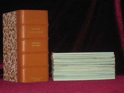The Life and Adventures of Martin Chuzzlewit (Publisher's Presentation Copy; Original parts). Annotated By Bibliographer Thomas Hatton and from His Collection