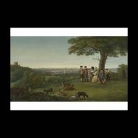 One Tree Hill, Greenwich, with London in the Distance, Photo Rag 308, A5