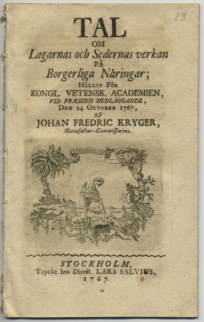 Tal om lagarnas och sedernas verkan på borgerliga…