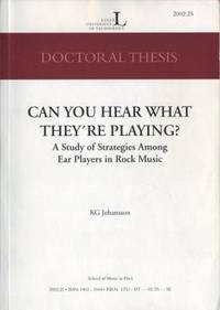 Can you hear what they're playing? A study of…
