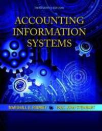 Accounting Information Systems By Romney Marshall B Steinbart Paul J