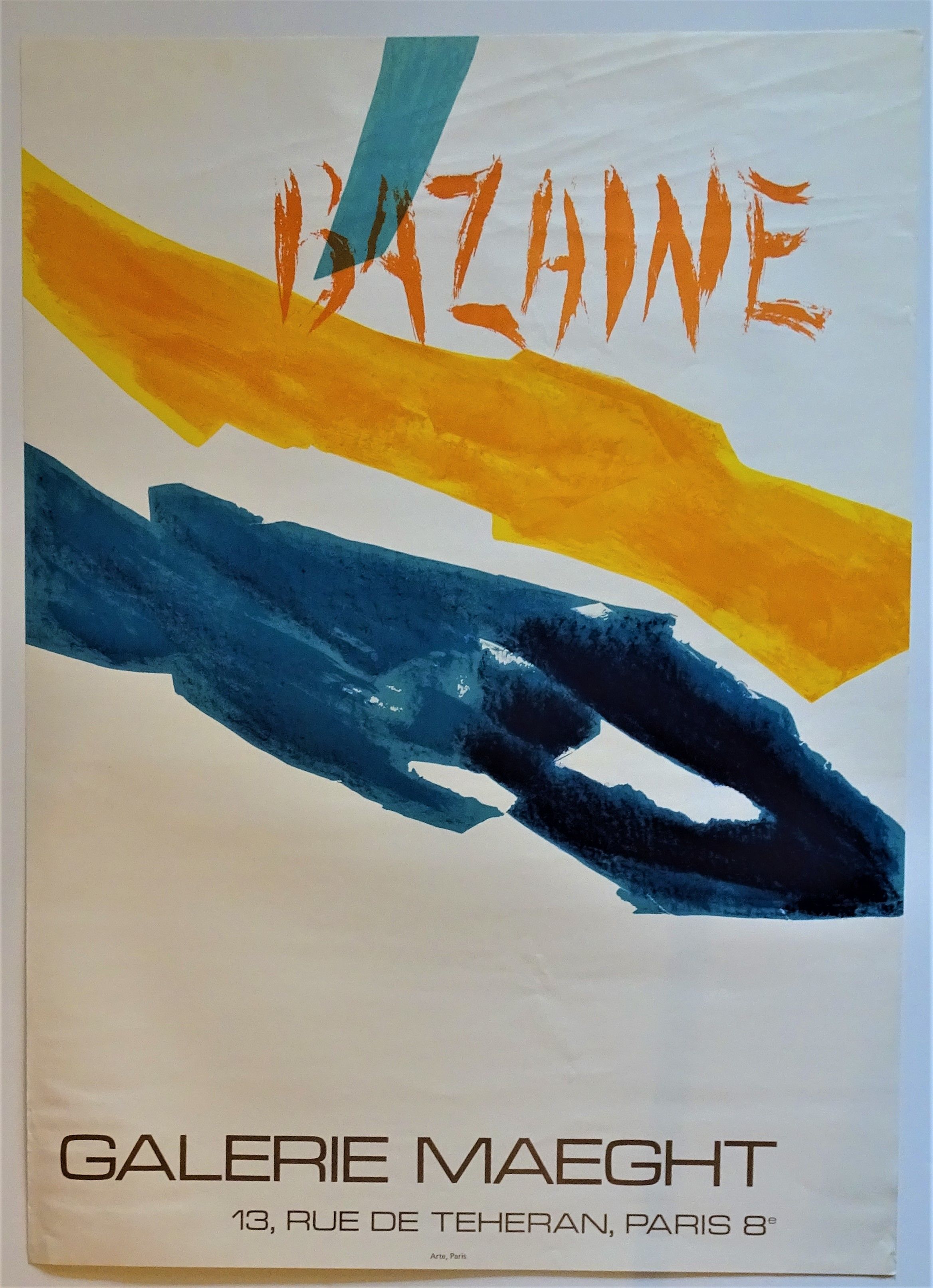 BAZAINE Galerie Maeght (Lithograph Exhibition Poster) by Bazaine